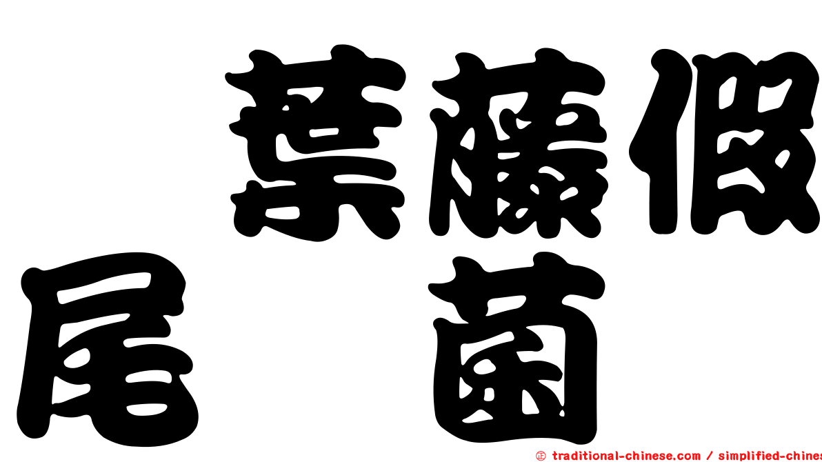 桉葉藤假尾孢菌