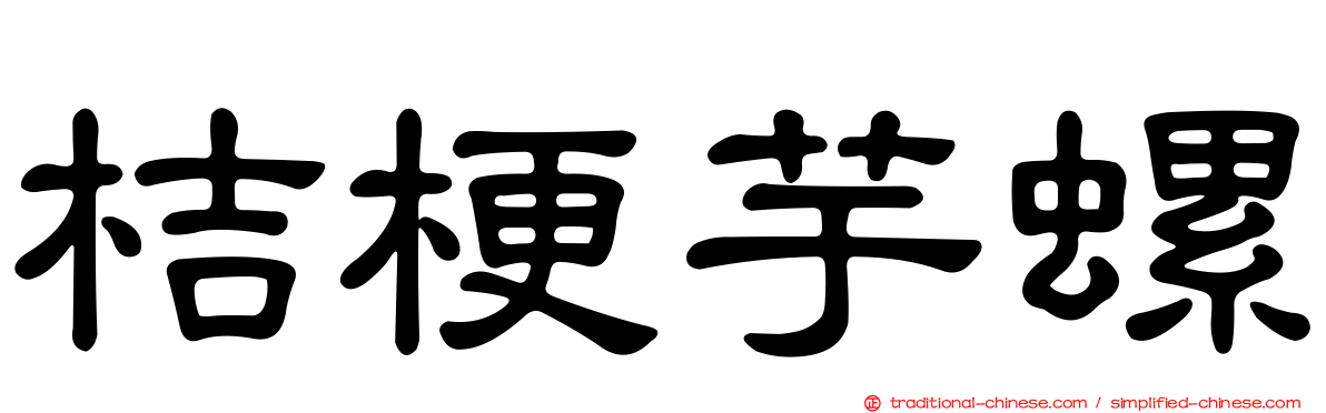 桔梗芋螺