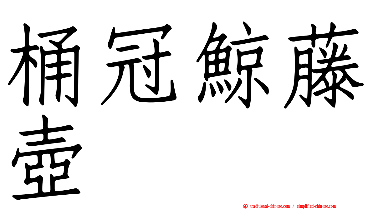 桶冠鯨藤壺