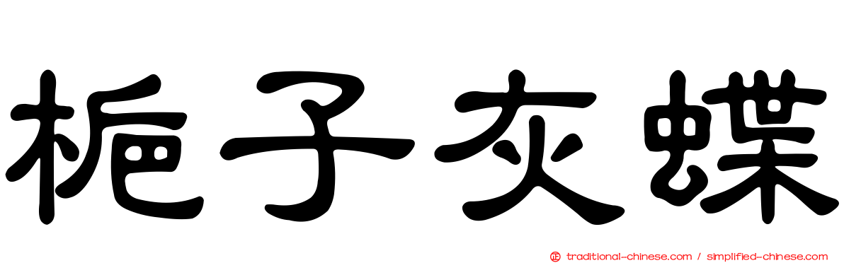 梔子灰蝶