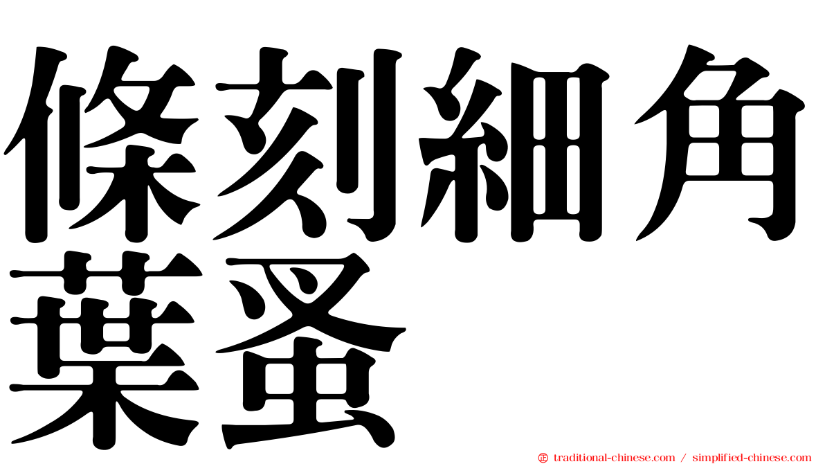 條刻細角葉蚤