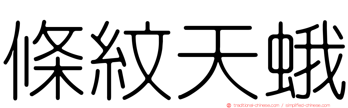 條紋天蛾