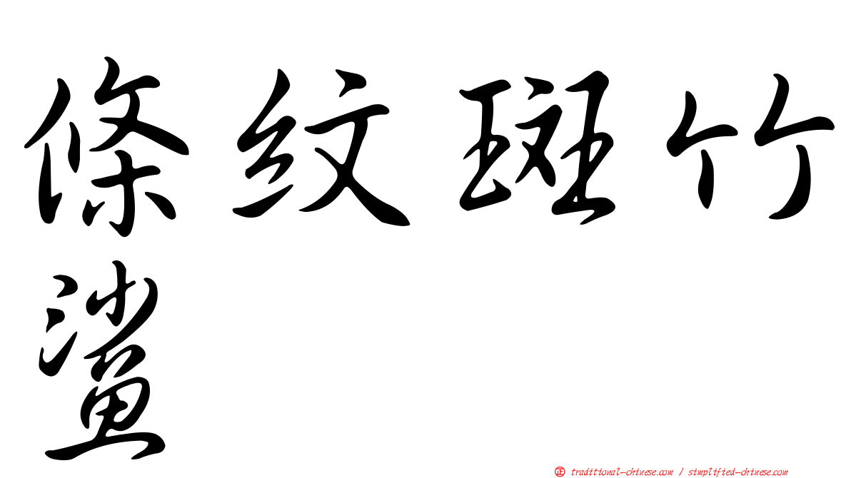 條紋斑竹鯊