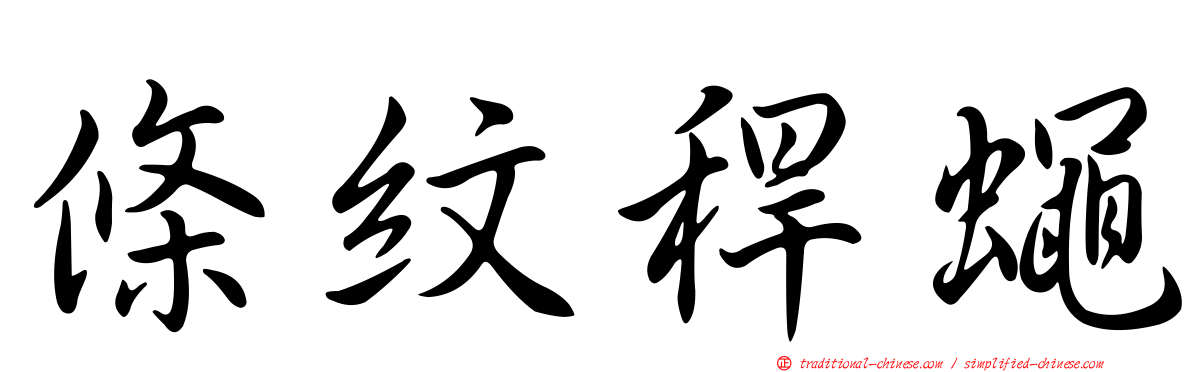 條紋稈蠅
