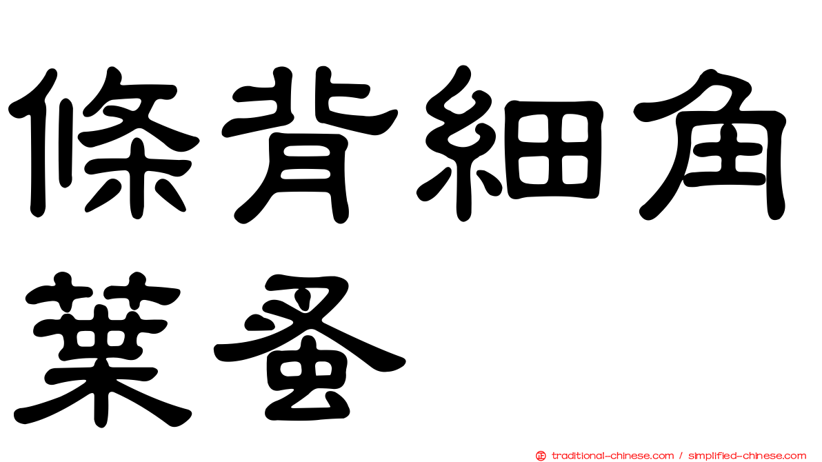條背細角葉蚤