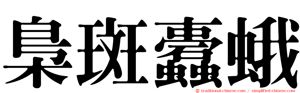 梟斑蠹蛾