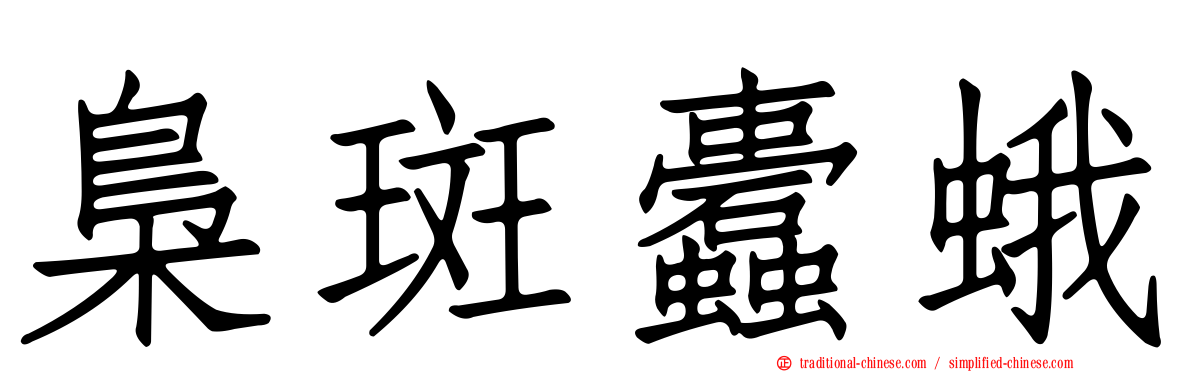梟斑蠹蛾