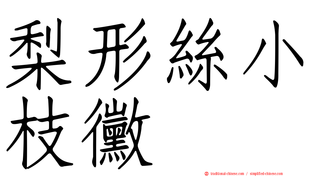 梨形絲小枝黴