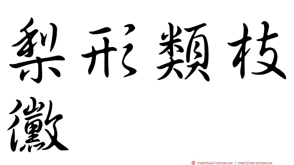 梨形類枝黴