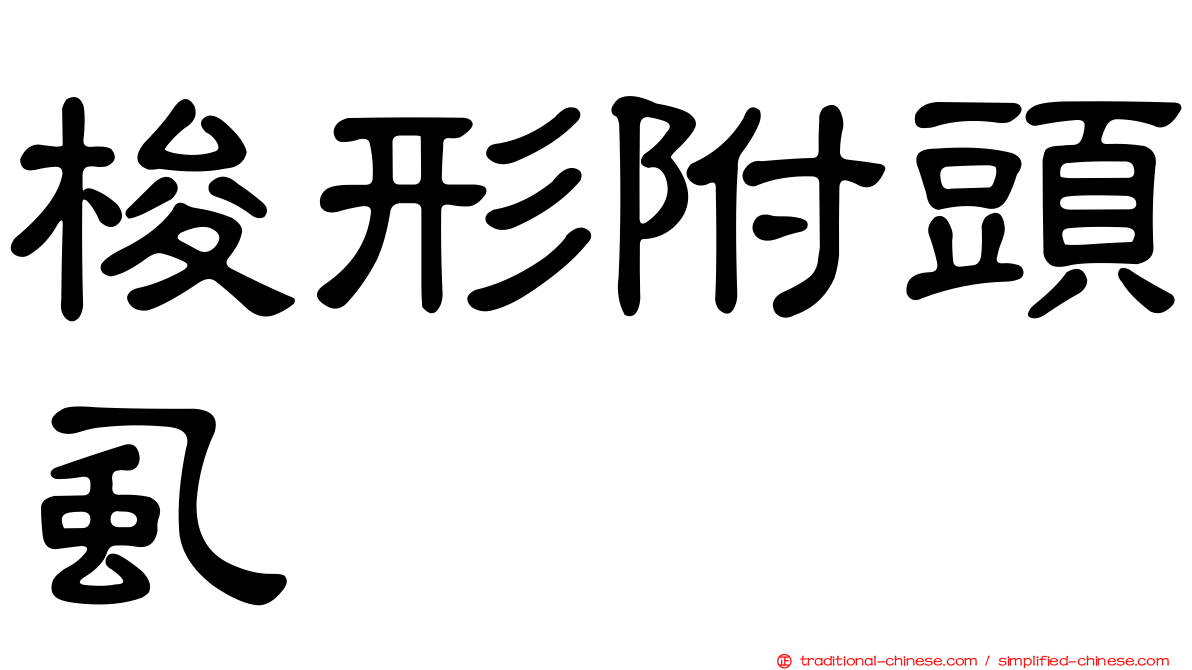 梭形附頭虱