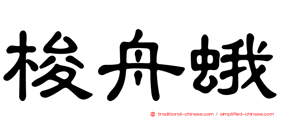 梭舟蛾
