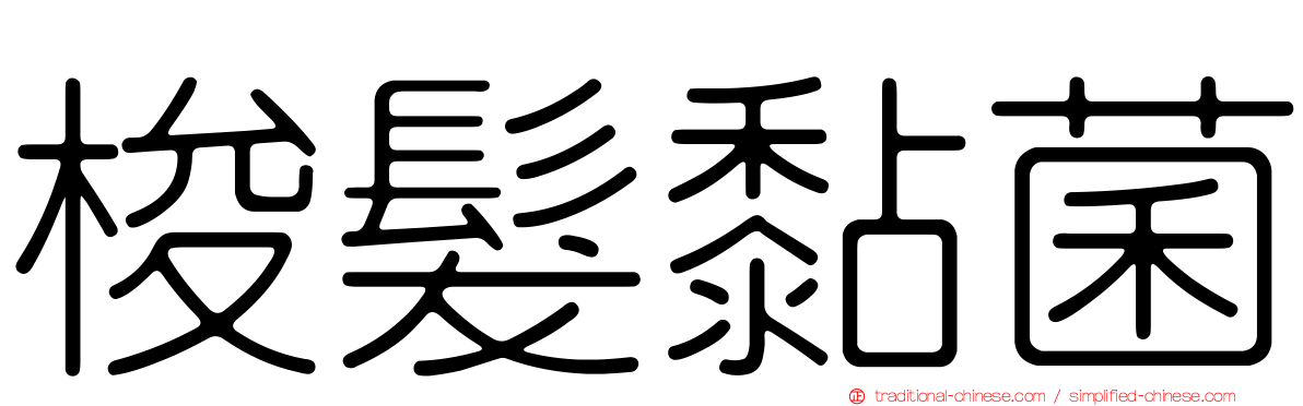 梭髮黏菌
