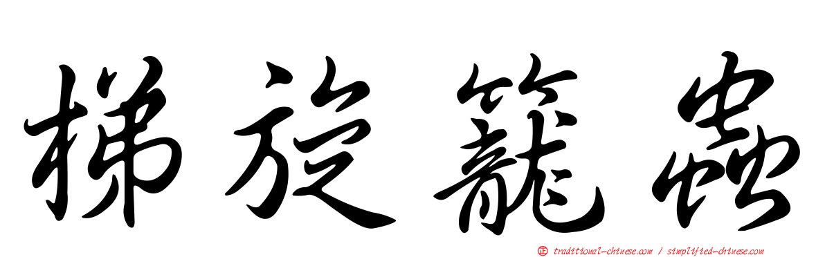 梯旋籠蟲
