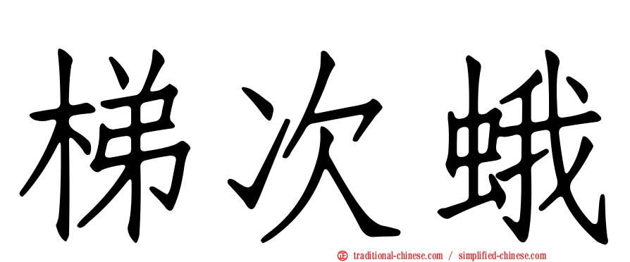 梯次蛾