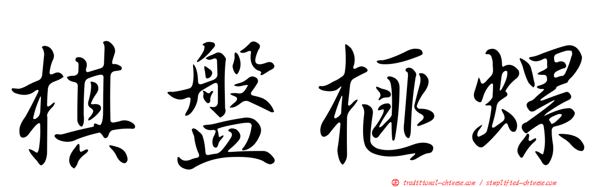 棋盤榧螺