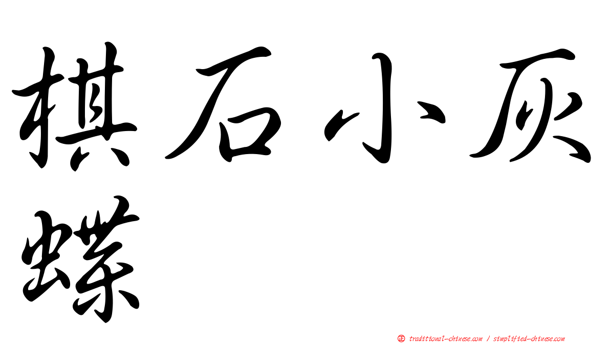 棋石小灰蝶