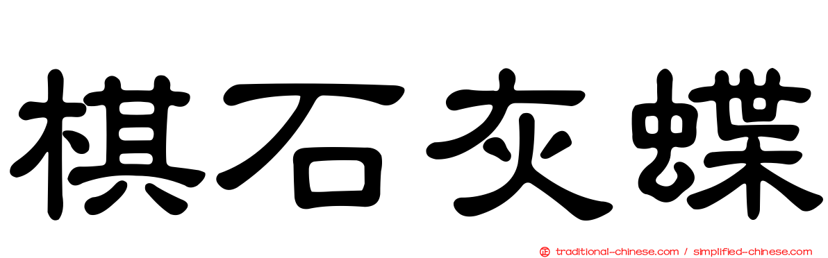 棋石灰蝶
