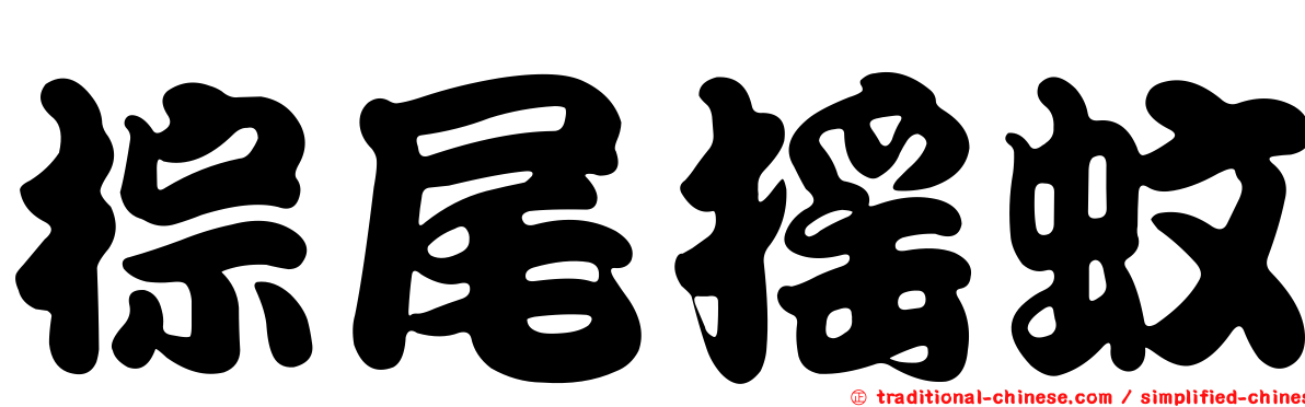 棕尾搖蚊