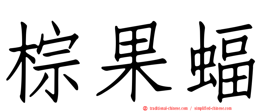 棕果蝠