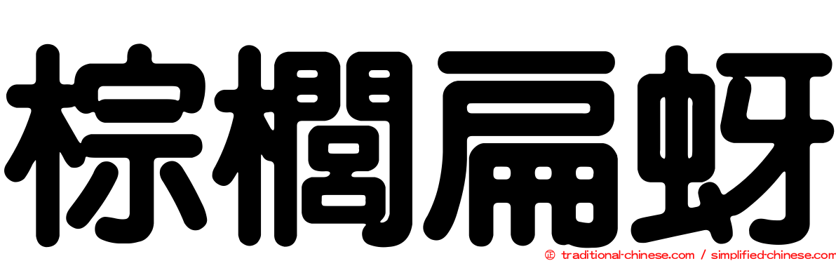 棕櫚扁蚜