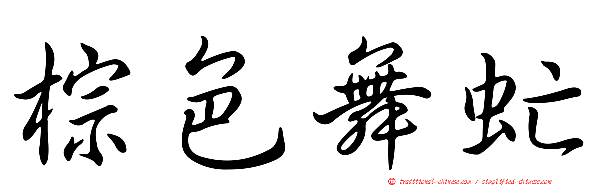棕色舞虻