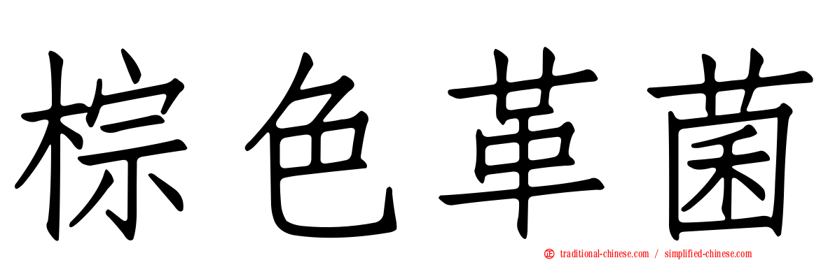 棕色革菌