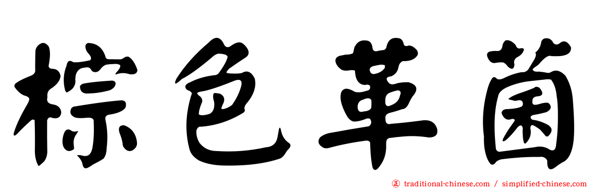 棕色革菌