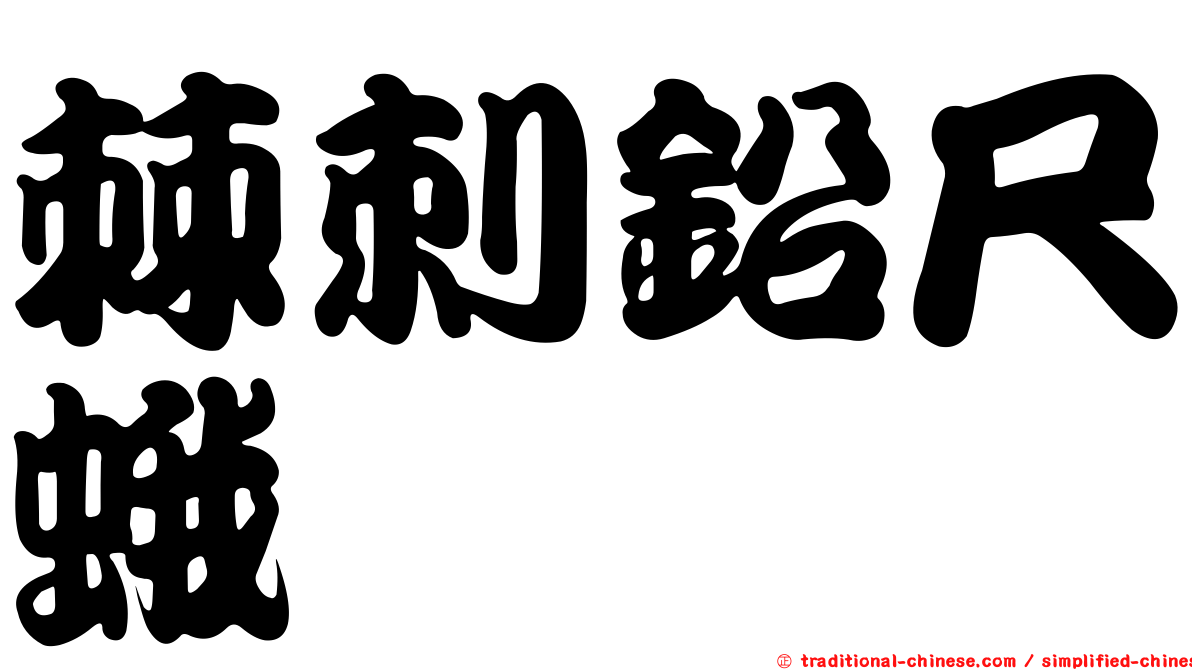 棘刺鉛尺蛾