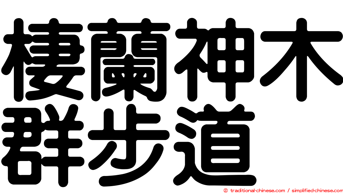 棲蘭神木群步道