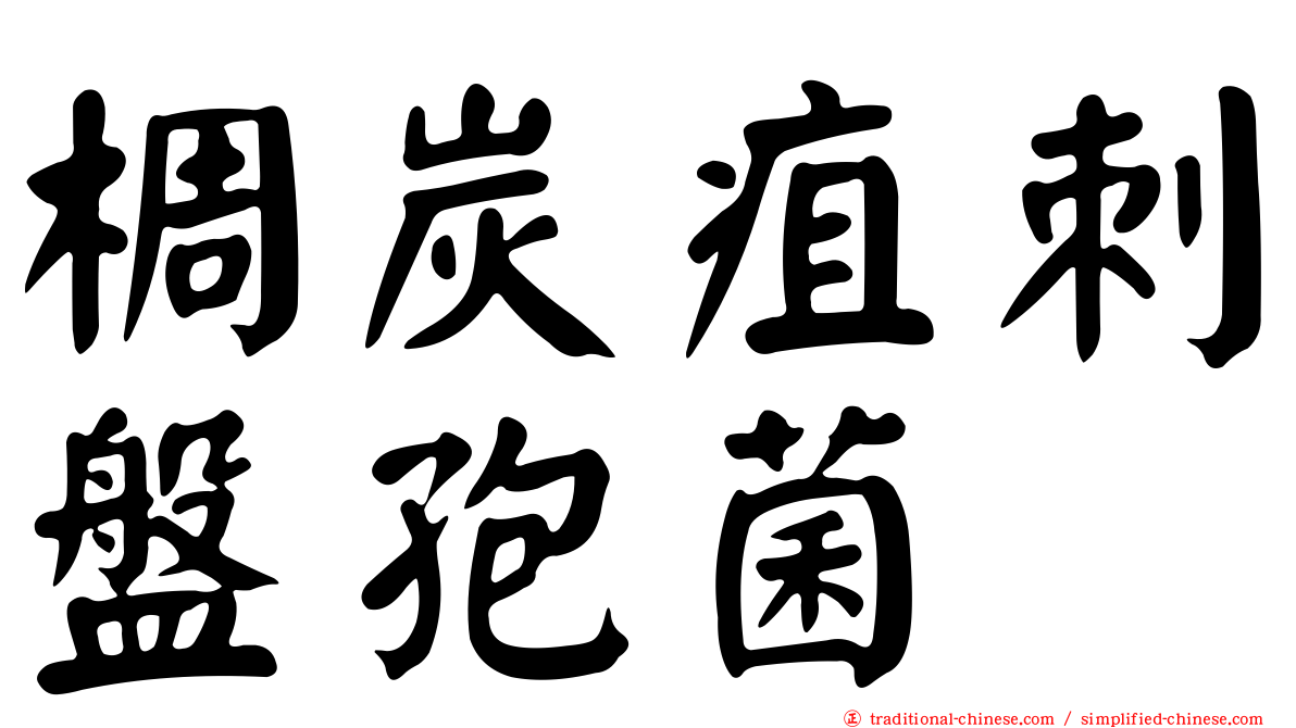 椆炭疽刺盤孢菌