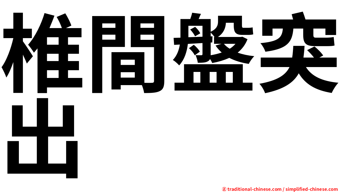 椎間盤突出