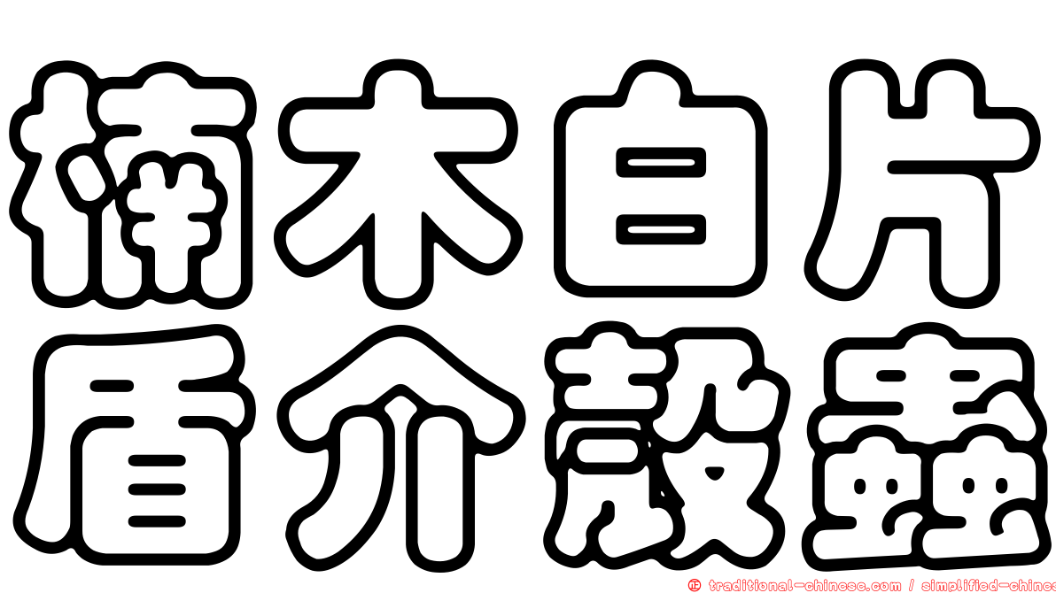 楠木白片盾介殼蟲