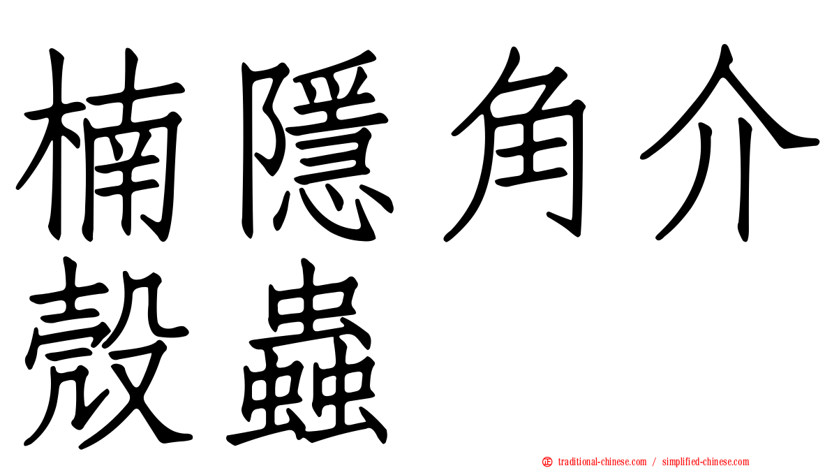 楠隱角介殼蟲