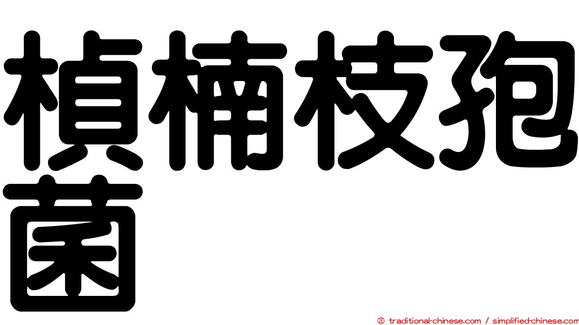 楨楠枝孢菌
