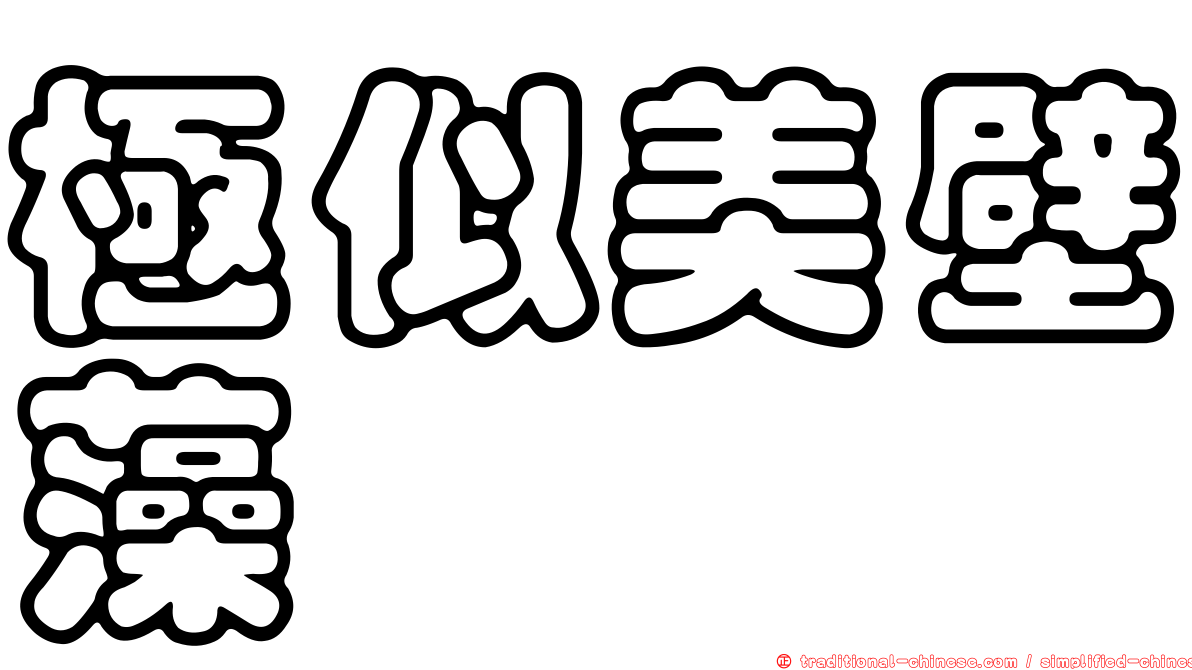 極似美壁藻
