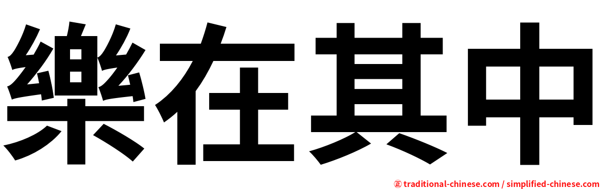 樂在其中