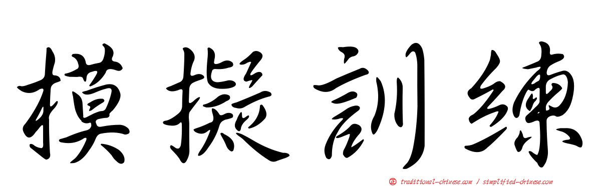 模擬訓練