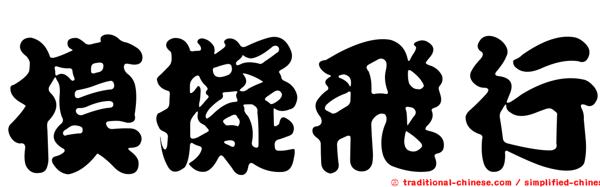 模擬飛行