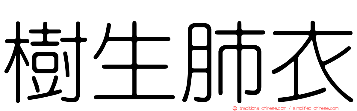 樹生肺衣