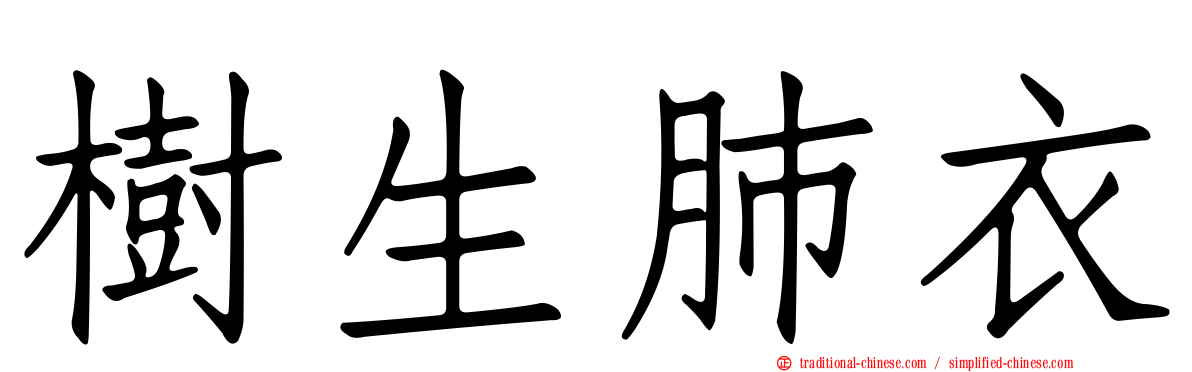 樹生肺衣