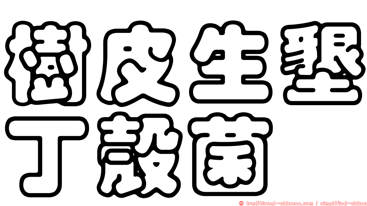 樹皮生墾丁殼菌