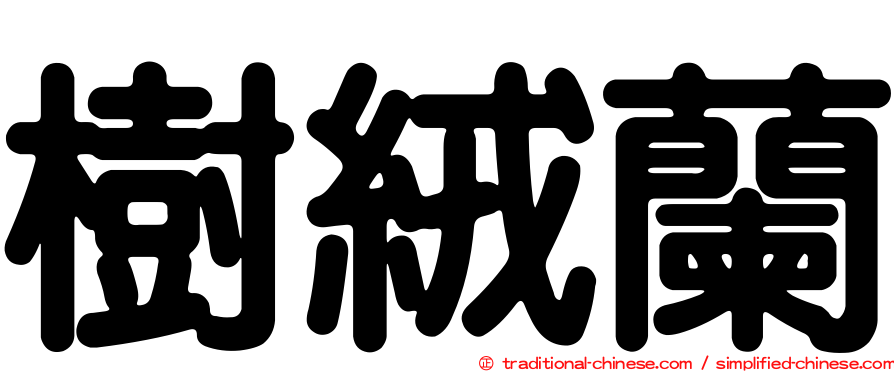 樹絨蘭