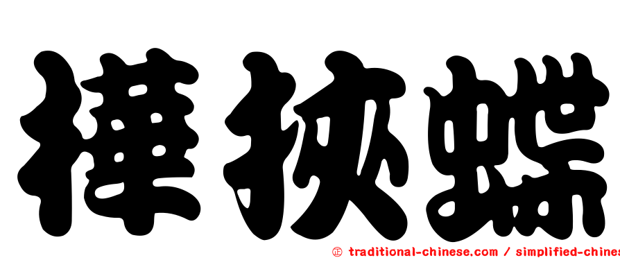 樺挾蝶