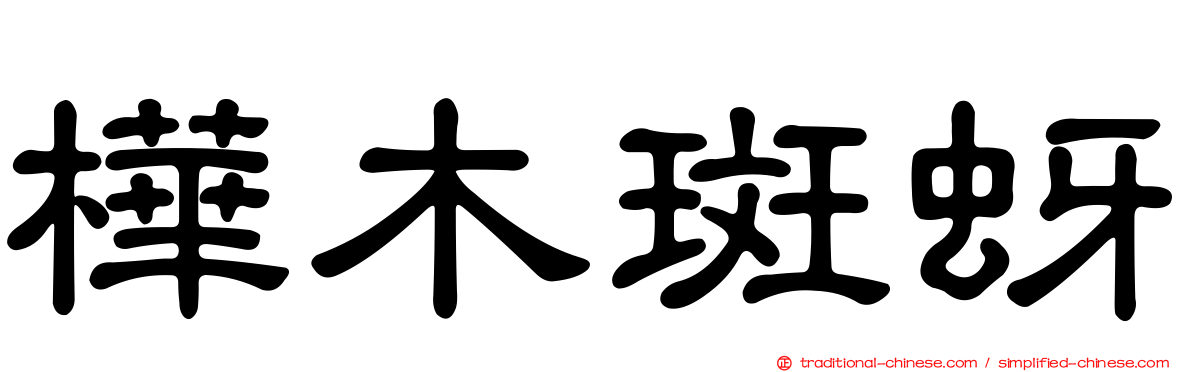 樺木斑蚜