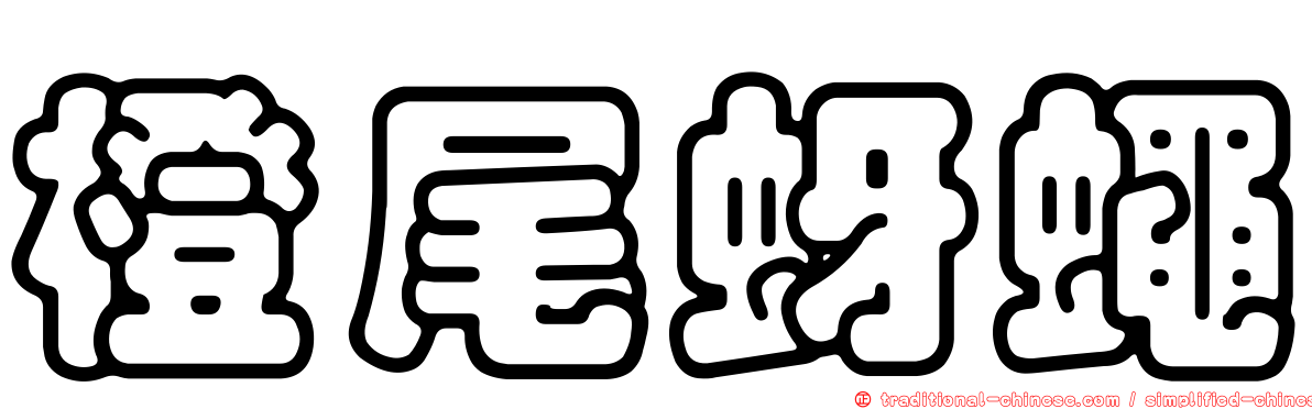 橙尾蚜蠅