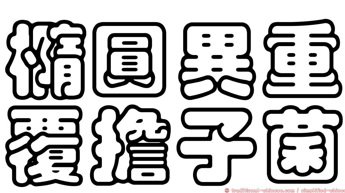 橢圓異重覆擔子菌