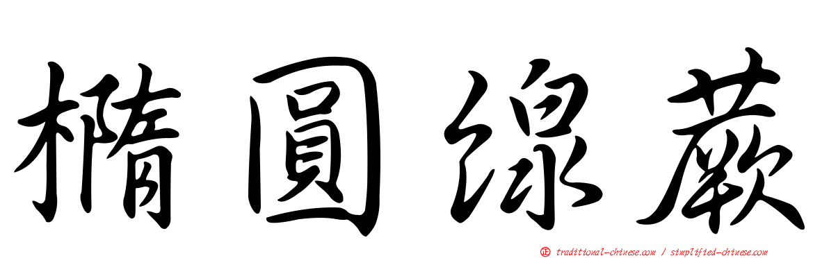 橢圓線蕨