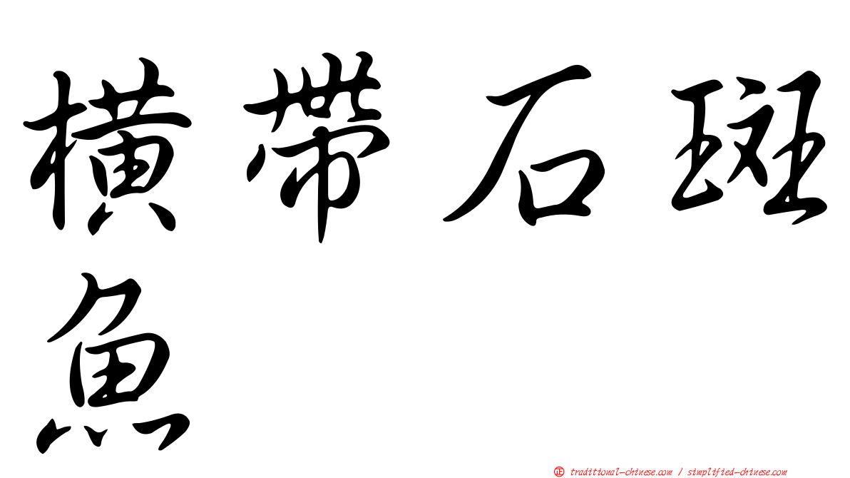橫帶石斑魚