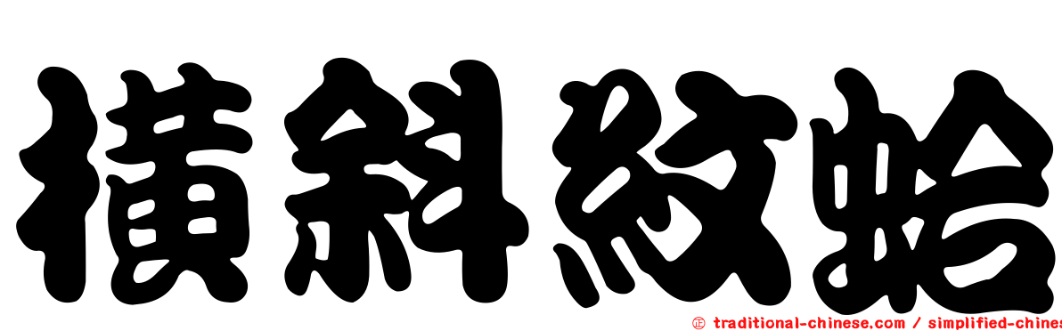 橫斜紋蛤