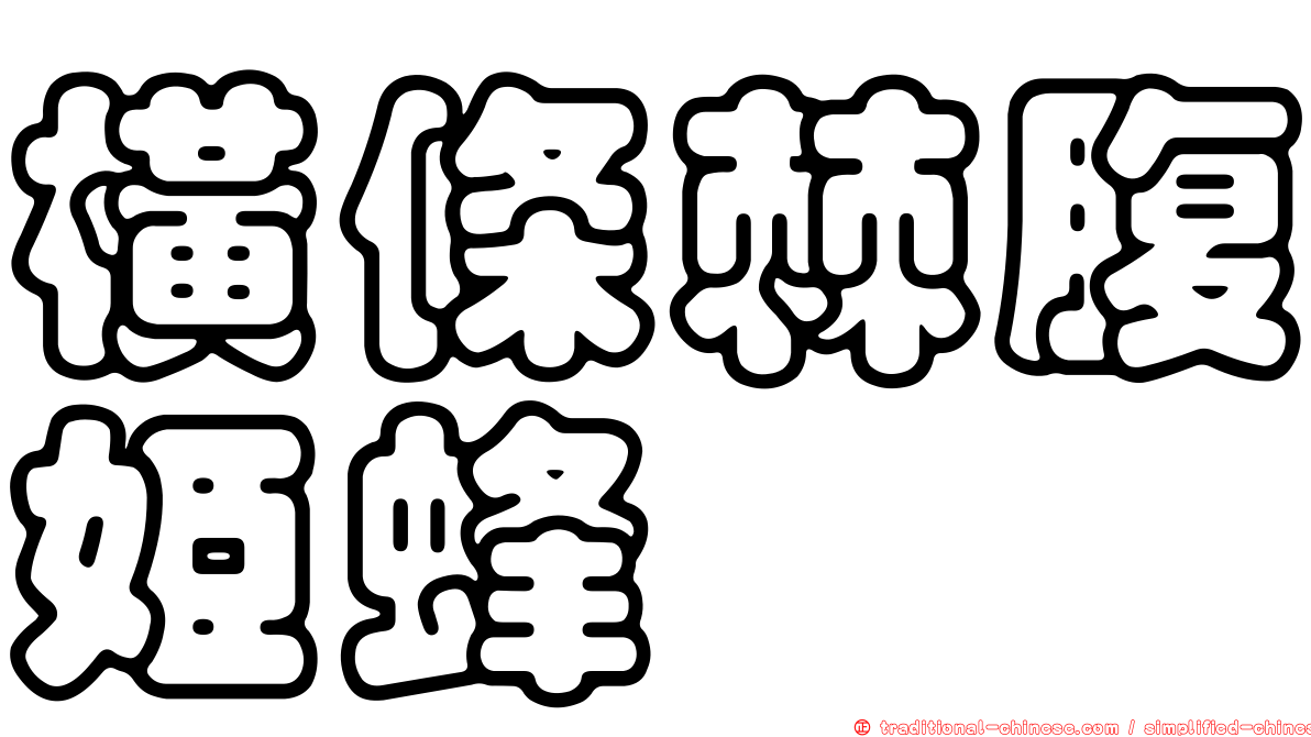橫條棘腹姬蜂